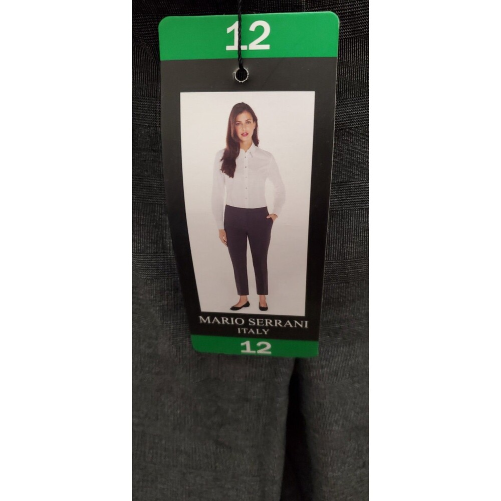 Mario Serrani Ladies Comfort Stretch Slim Fit Pant Tummy Control Gray Size 12/27 - Picture 2 of 7